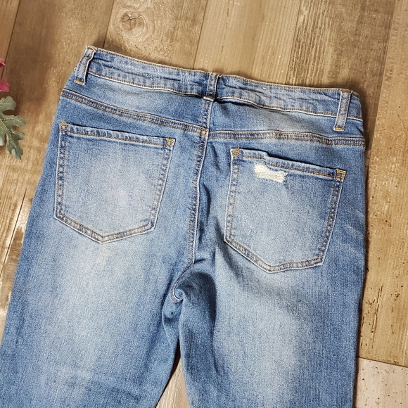 altar'd state size 26 distressed faded women's blue jeans EUC - Picture 12 of 16